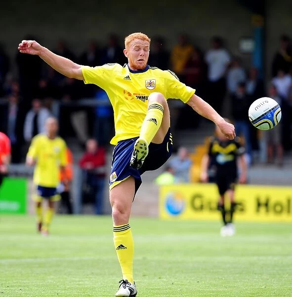 Ryan Taylor in Action: Torquay vs. Bristol City Football Match
