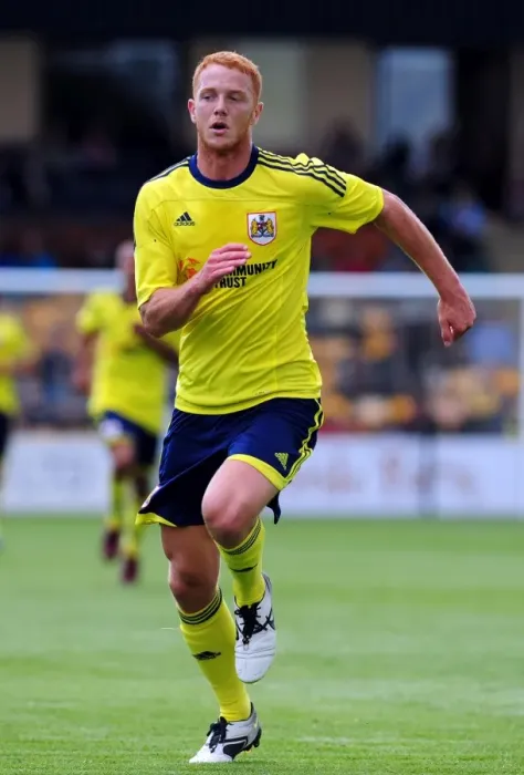 Framed Print : Ryan Taylor in Action: Torquay vs. Bristol City Framed Print : Ryan Taylor in Action: Torquay vs. Bristol City