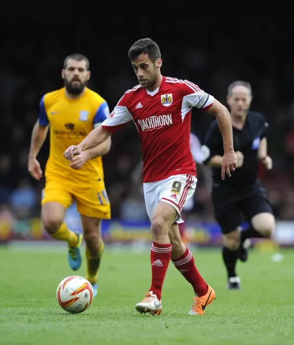 Framed Print : Sam Baldock in Action: Bristol City vs. Preston North End, Sky Bet League One (05 / 04 / 2014) Framed Print : Sam Baldock in Action: Bristol City vs. Preston North End, Sky Bet League One (05 / 04 / 2014)