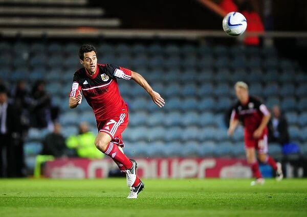 Sam Baldock of Bristol City in Action Against Peterborough United, Championship Match, 2012