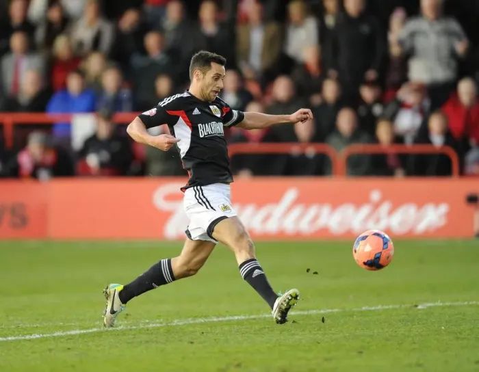 Framed Print : Sam Baldock Scores for Bristol City against Tamworth in FA Cup Second Round Framed Print : Sam Baldock Scores for Bristol City against Tamworth in FA Cup Second Round