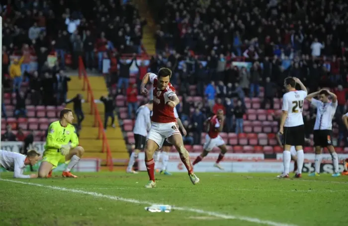 Framed Print : Sam Baldock Scores Dramatic Equalizer Against Former Team MK Dons in Sky Bet League One Clash Framed Print : Sam Baldock Scores Dramatic Equalizer Against Former Team MK Dons in Sky Bet League One Clash