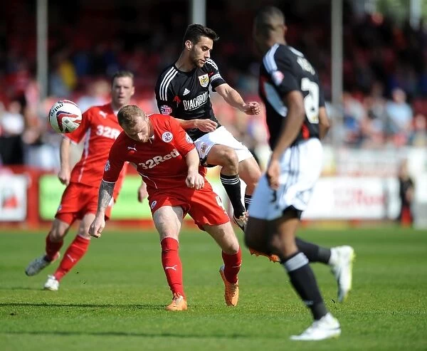 Sam Baldock's Determined Performance: Crawley Town vs. Bristol City, May 3, 2014