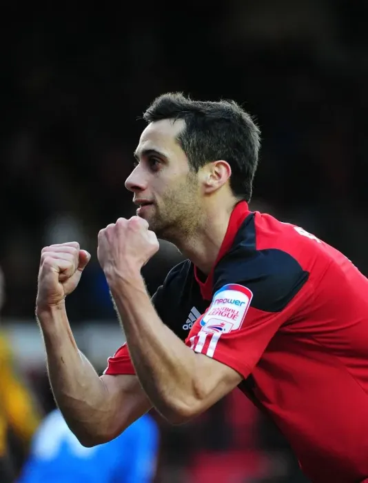 Framed Print : Sam Baldock's Game-Winning Goal: Bristol City vs. Peterborough in Championship (December 2012)