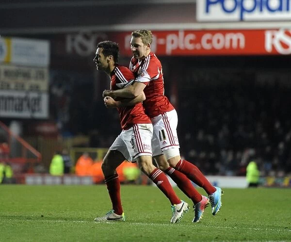 Sam Baldock's Thrilling Winning Goal: Bristol City Celebrates against Leyton Orient, 2013