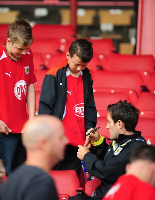 Framed Print : Behind the Scenes: 09-10 Bristol City FC First Team Open Day