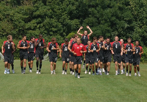 Behind the Scenes: 2006-07 Bristol City FC Training Sessions at the Club's Ground