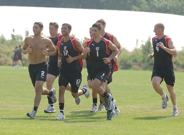 Behind the Scenes: 2006-07 Bristol City FC Training Sessions at the Ground
