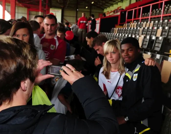 Framed Print : Behind the Scenes: Bristol City First Team - Season 09-10 Open Day Framed Print : Behind the Scenes: Bristol City First Team - Season 09-10 Open Day