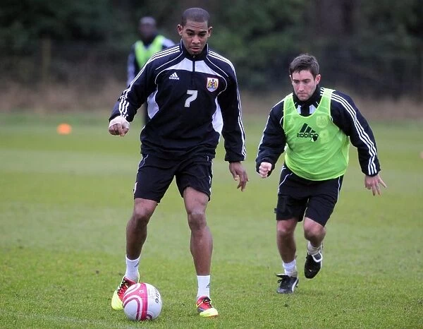Behind the Scenes: Bristol City First Team Training - January 2011