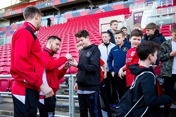 Behind the Scenes: A Meeting with Jens Hegeler and Bailey Wright of Bristol City during the Rotherham United Match