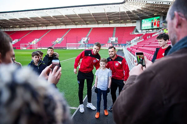 Behind the Scenes: A Peek into the Lives of Jens Hegeler and Bailey Wright at Ashton Gate Stadium during Bristol City FC's Match against Rotherham United
