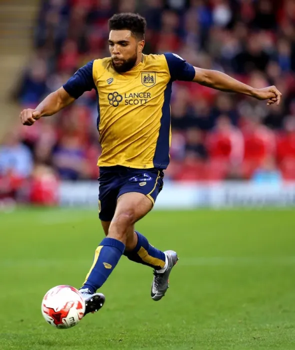 Framed Print : Scott Golbourne Charges Forward: Barnsley vs. Bristol City Championship Clash, October 2016 Framed Print : Scott Golbourne Charges Forward: Barnsley vs. Bristol City Championship Clash, October 2016