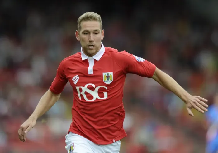 Framed Print : Scott Wagstaff in Action: Bristol City vs Doncaster Rovers, Sky Bet League One, September 13, 2014