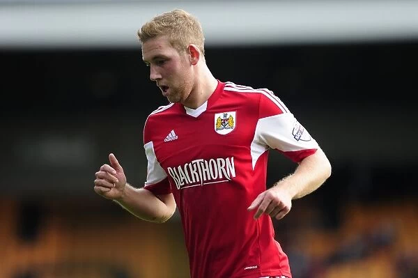 Scott Wagstaff of Bristol City in Action against Port Vale at Vale Park, 2013