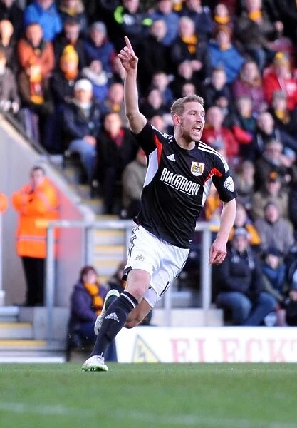 Scott Wagstaff's Euphoric Goal: A Memorable Moment from Bradford City vs. Bristol City (January 11, 2014)