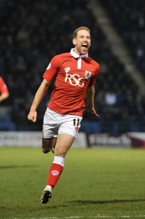 Framed Print : Scott Wagstaff's Goal Celebration: Bristol City's Victory at Gillingham's Priestfield Stadium (December 2014) Framed Print : Scott Wagstaff's Goal Celebration: Bristol City's Victory at Gillingham's Priestfield Stadium (December 2014)