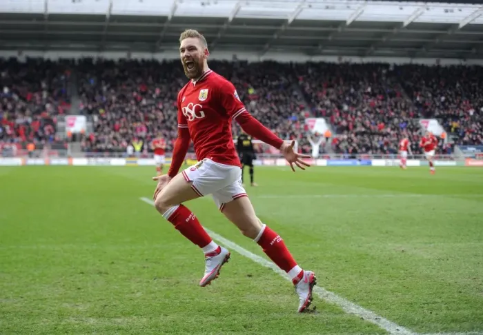 Framed Print : Scott Wagstaff's Thrilling Goal Celebration: Bristol City vs. Bolton Wanderers (19-03-2016) Framed Print : Scott Wagstaff's Thrilling Goal Celebration: Bristol City vs. Bolton Wanderers (19-03-2016)