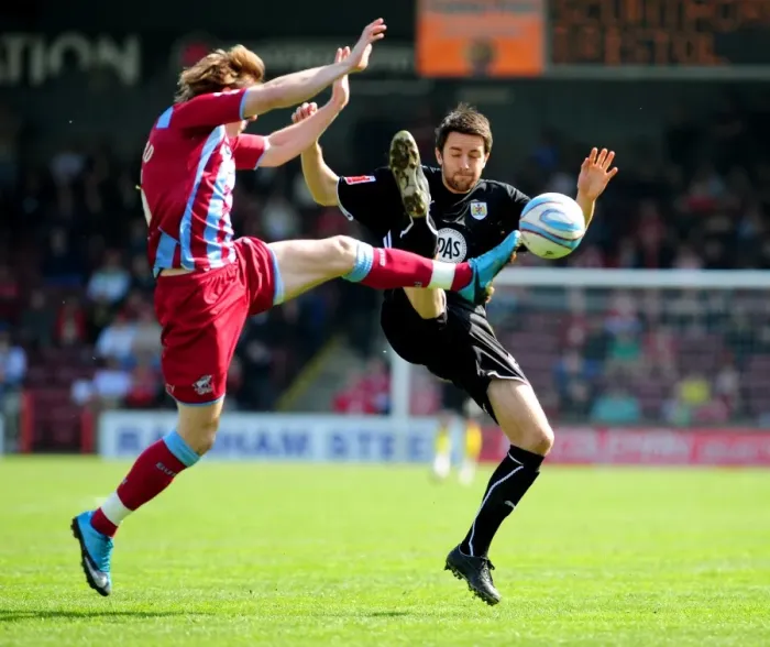 Framed Print : Scunthorpe United v Bristol City 170410 Framed Print : Scunthorpe United v Bristol City 170410