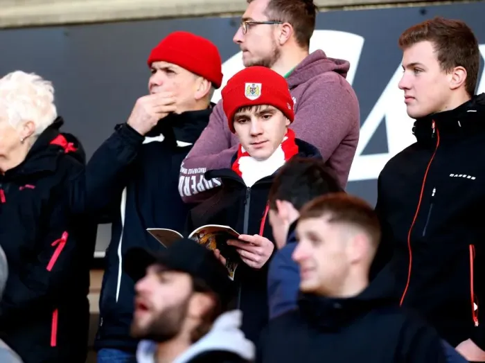 Framed Print : A Sea of Passion: Bristol City Fans at Molineux Framed Print : A Sea of Passion: Bristol City Fans at Molineux
