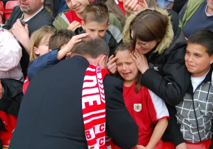 Framed Print : A Sea of Passion: Bristol City Football Club Fans United Framed Print : A Sea of Passion: Bristol City Football Club Fans United