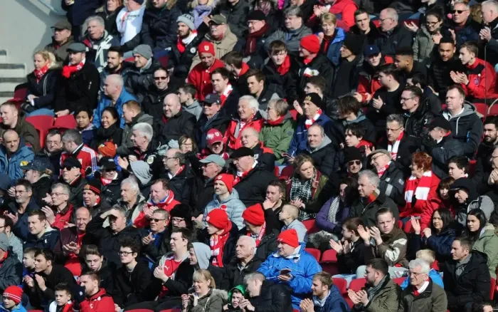 Framed Print : Sea of Passion: Bristol City vs. Cardiff City at Ashton Gate, 2016
