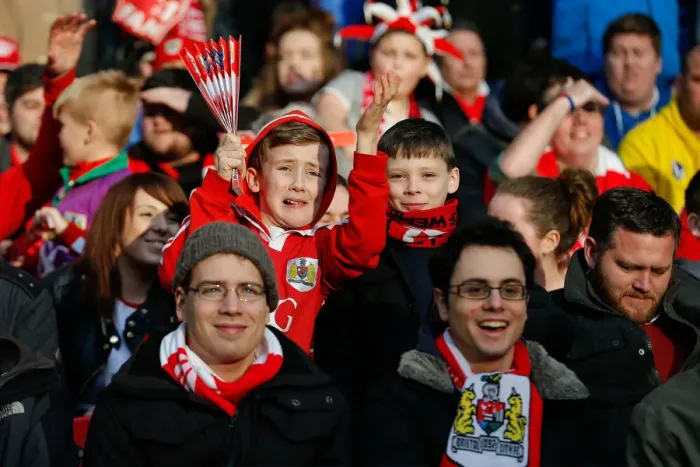Framed Print : Sea of Passion: Thrilling Johnstones Paint Trophy Final at Wembley - Bristol City Fans Framed Print : Sea of Passion: Thrilling Johnstones Paint Trophy Final at Wembley - Bristol City Fans