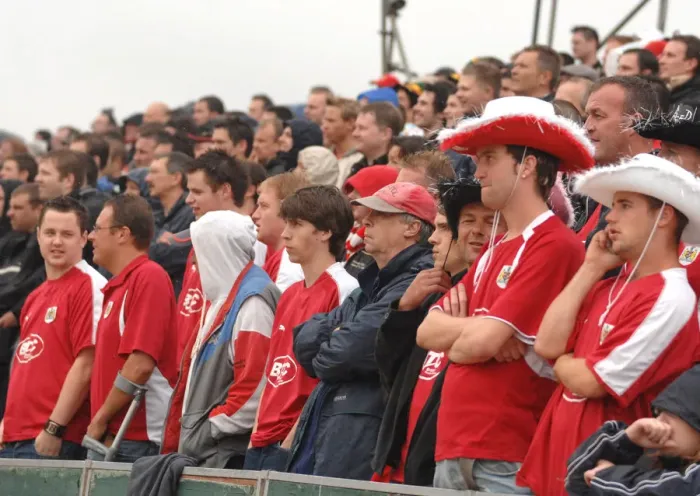 Framed Print : A Sea of Passion: United Bristol City Football Club Fans