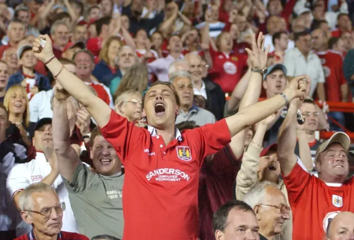 Framed Print : A Sea of Passionate Unity: Bristol City Football Club Fans Framed Print : A Sea of Passionate Unity: Bristol City Football Club Fans