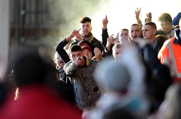 Sea of Preston North End Fans Overwhelm Ashton Gate, 2014