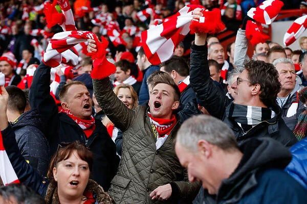 Sea of Scarves: Unity Amongst Bristol City Fans Before FA Cup Showdown vs. West Ham United