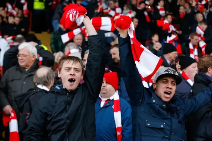 Framed Print : Sea of Scarves: Unity Amongst Bristol City Fans Before FA Cup Clash with West Ham United Framed Print : Sea of Scarves: Unity Amongst Bristol City Fans Before FA Cup Clash with West Ham United