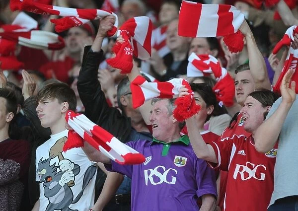 Sea of Supporters: Bristol City vs Coventry City, Ashton Gate, 2015 - Football Match Fans