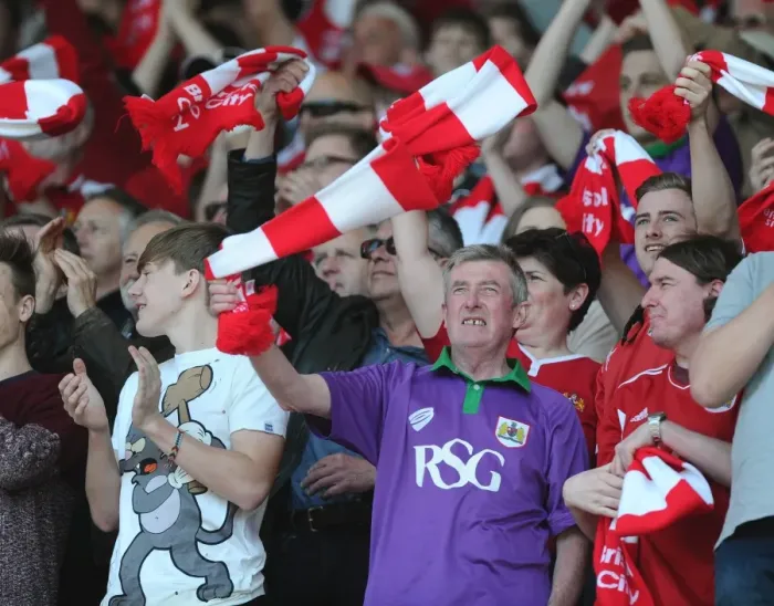 Framed Print : Sea of Supporters: Bristol City vs Coventry City, Ashton Gate, 2015 - Football Rivalry in Full Swing Framed Print : Sea of Supporters: Bristol City vs Coventry City, Ashton Gate, 2015 - Football Rivalry in Full Swing