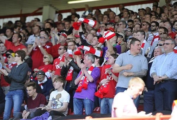 Sea of Supporters: Bristol City vs Coventry City, Ashton Gate, 2015 - Football Match Fans