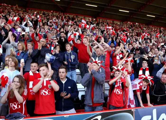 Framed Print : Sea of Supporters: Passionate Bristol City Fans, Ashton Gate 2015 Framed Print : Sea of Supporters: Passionate Bristol City Fans, Ashton Gate 2015