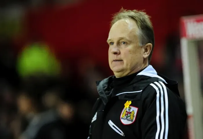 Framed Print : Sean O'Driscoll of Bristol City Pre-Match at Ashton Gate vs Brighton and Hove Albion (05.03.2013)