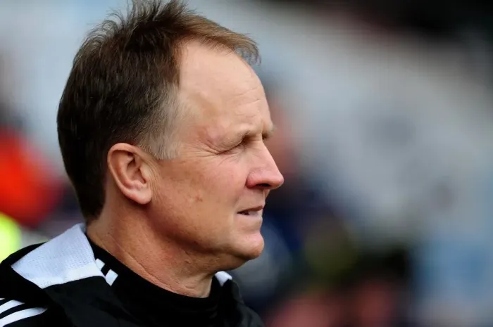 Framed Print : Sean O'Driscoll Leads Bristol City at Bloomfield Road, Blackpool vs. Bristol City, Npower Championship (2013)