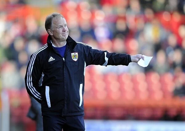 Sean O'Driscoll Leads Bristol City Against Oldham Athletic in Sky Bet League One, 2013 (Football Match)