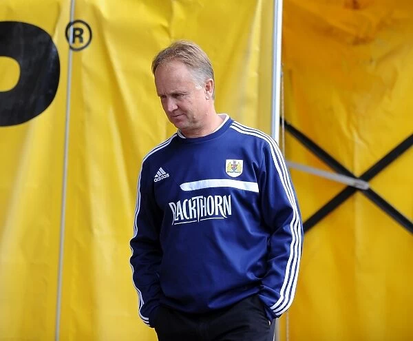 Sean O'Driscoll Leads Bristol City at Vale Park, October 2013 - Sky Bet League 1 Football Match