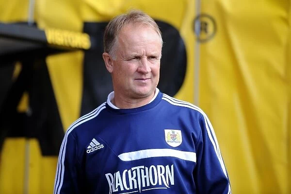 Sean O'Driscoll Leads Bristol City at Vale Park, Sky Bet League 1 Football Match (October 2013)