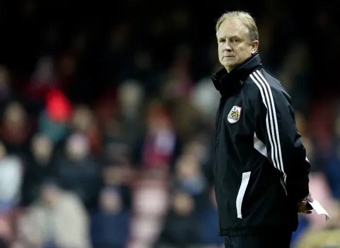 Framed Print : Sean O'Driscoll Watches as Bristol City Takes on Leyton Orient in Sky Bet League One