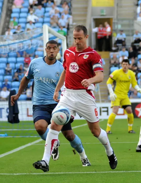 Framed Print : Season 09-10 Football Showdown: Coventry City vs. Bristol City - A Memorable Clash: Coventry City vs. Bristol City