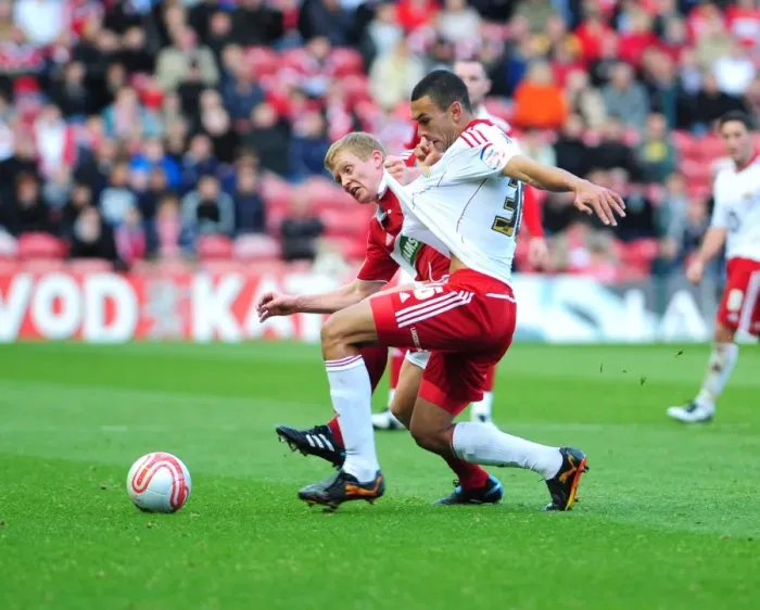 Framed Print : Season 10-11: Middlesbrough vs. Bristol City - The Intense Football Rivalry: A Clash of Titans