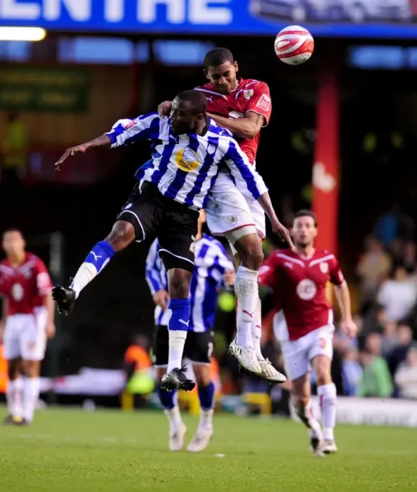 Framed Print : Season 9-10 Football Showdown: A Thrilling Battle - Bristol City vs Sheffield Wednesday Framed Print : Season 9-10 Football Showdown: A Thrilling Battle - Bristol City vs Sheffield Wednesday