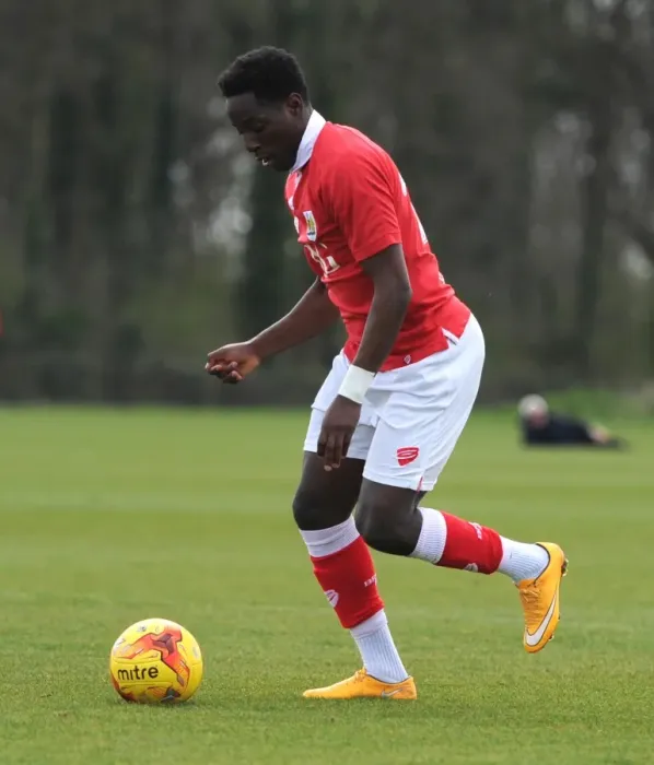 Framed Print : Shaquille Hunter in Action: Bristol City U21s vs Ipswich Town Framed Print : Shaquille Hunter in Action: Bristol City U21s vs Ipswich Town