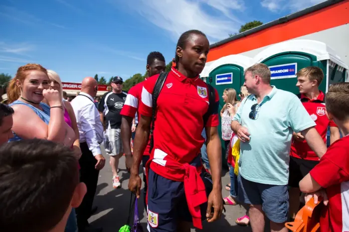 Framed Print : Shawn McCoulsky's Debut: Bristol Manor Farm vs. Bristol City (09.07.2017) Framed Print : Shawn McCoulsky's Debut: Bristol Manor Farm vs. Bristol City (09.07.2017)