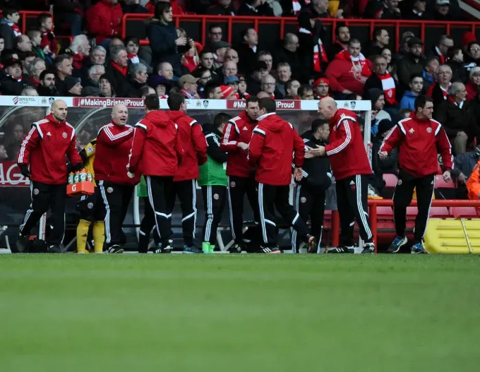 Framed Print : Sheffield United Celebrates Goal Against Bristol City, Sky Bet League One, 2015
