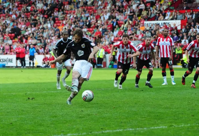 Framed Print : Sheffield United v Bristol City 230411 Framed Print : Sheffield United v Bristol City 230411