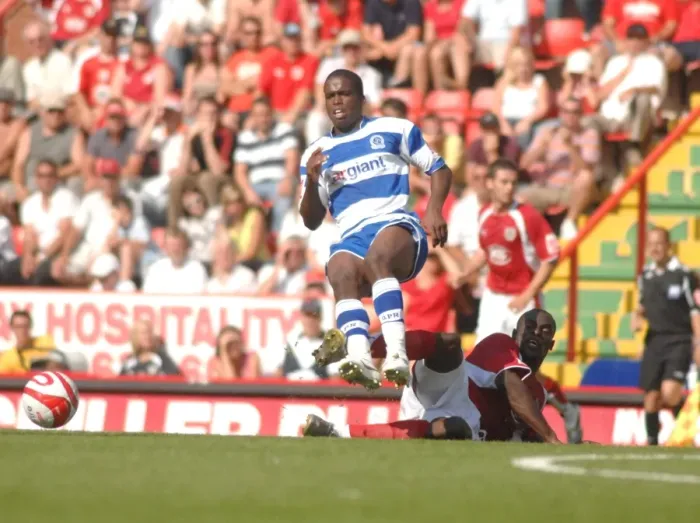 Framed Print : Showunmi in Action: Bristol City vs QPR Framed Print : Showunmi in Action: Bristol City vs QPR